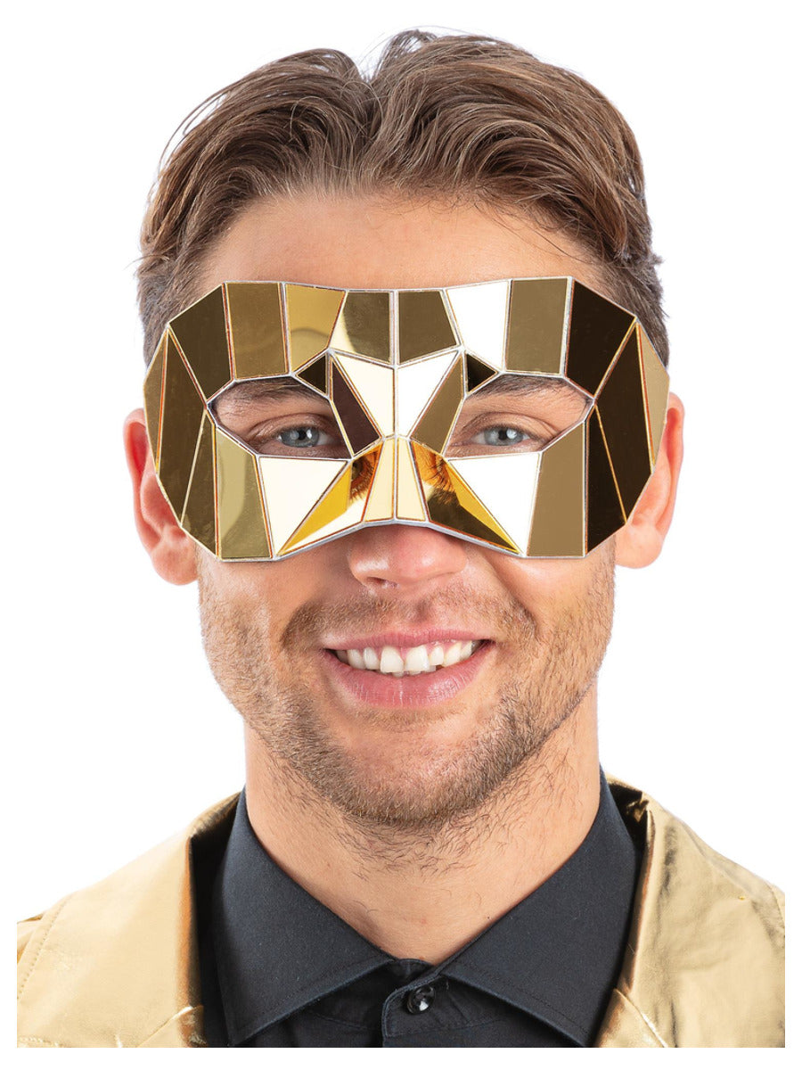 Gold Mirrored Masquerade Eyemask