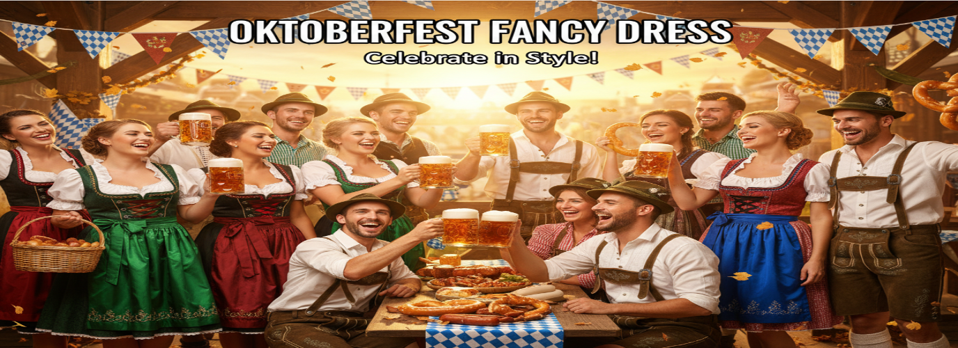 Oktoberfest costume shop in London.