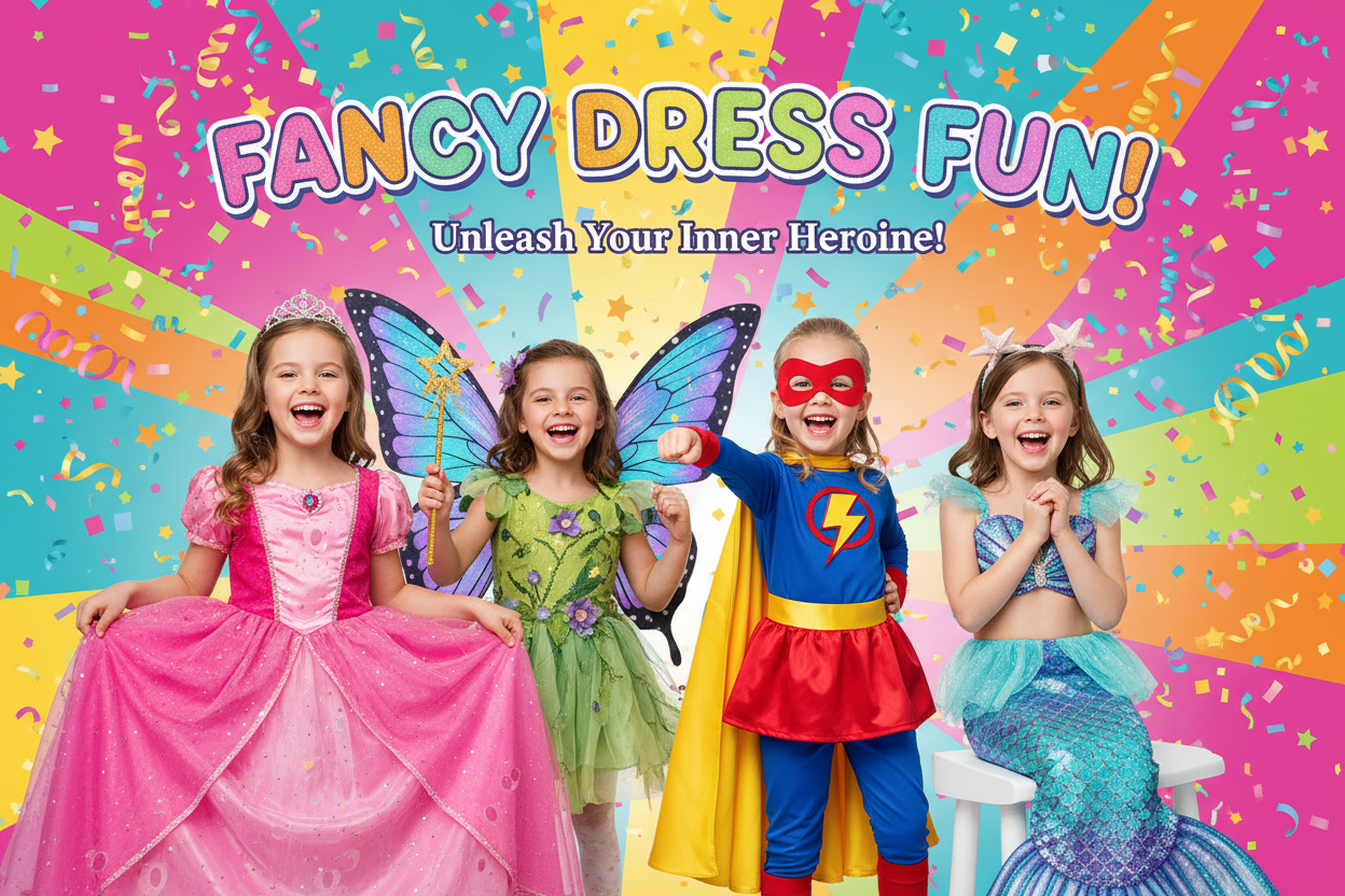 Girls fancy dress costumes in London at Fancy Dress Town