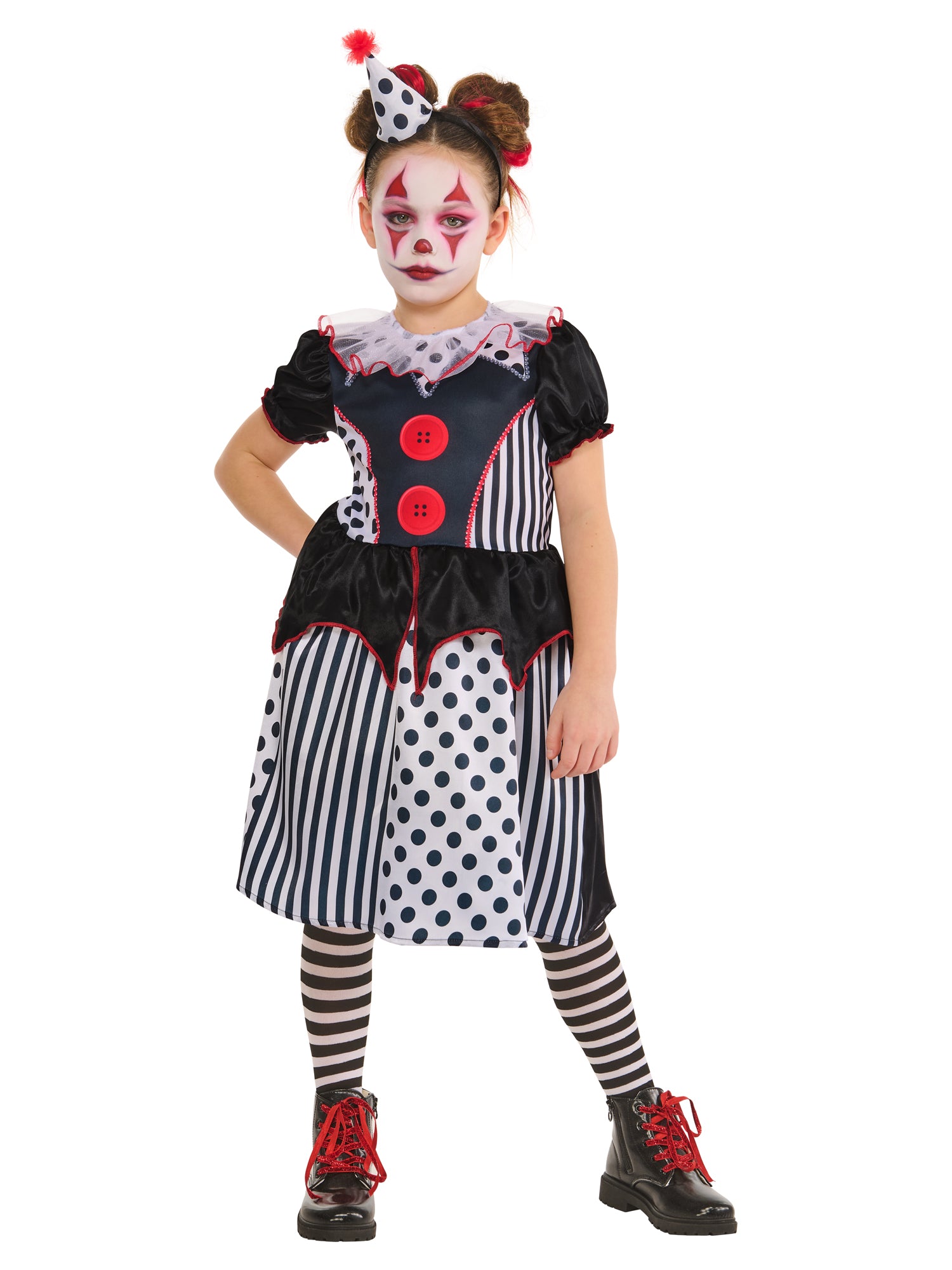 Monochrome Clown Dress 1