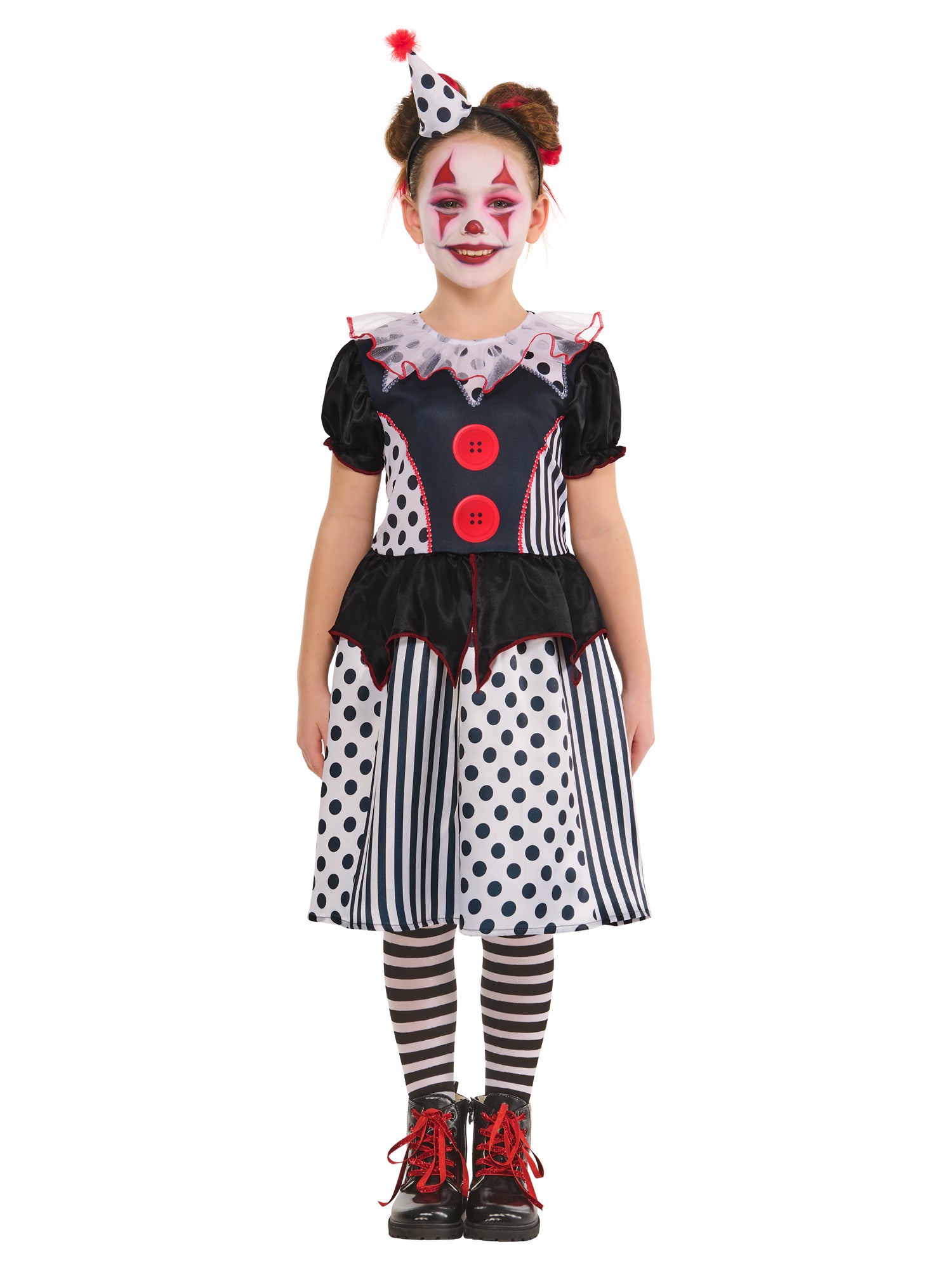 Monochrome Clown Dress 4