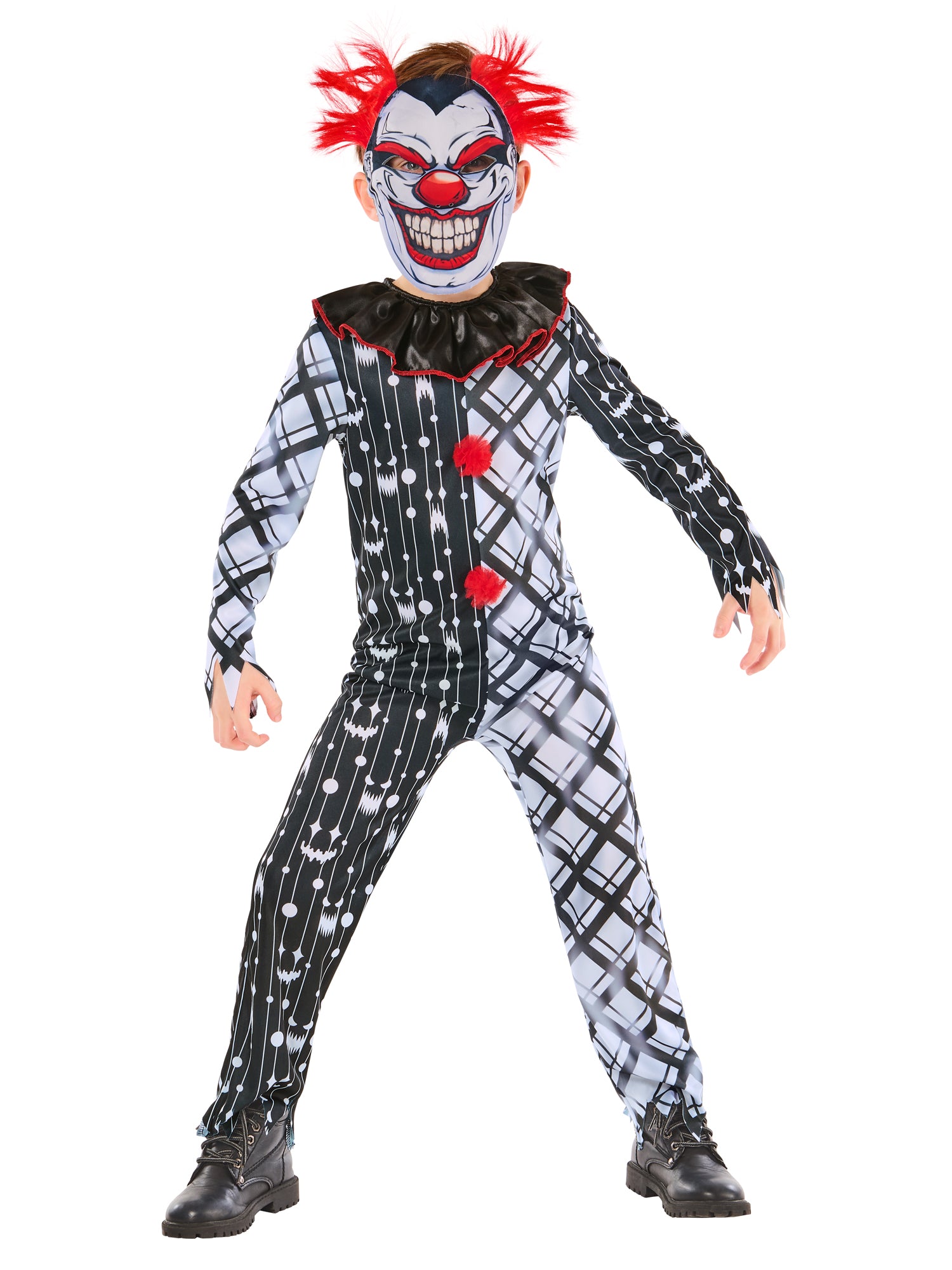 Monochrome Sinister Clown Suit 1