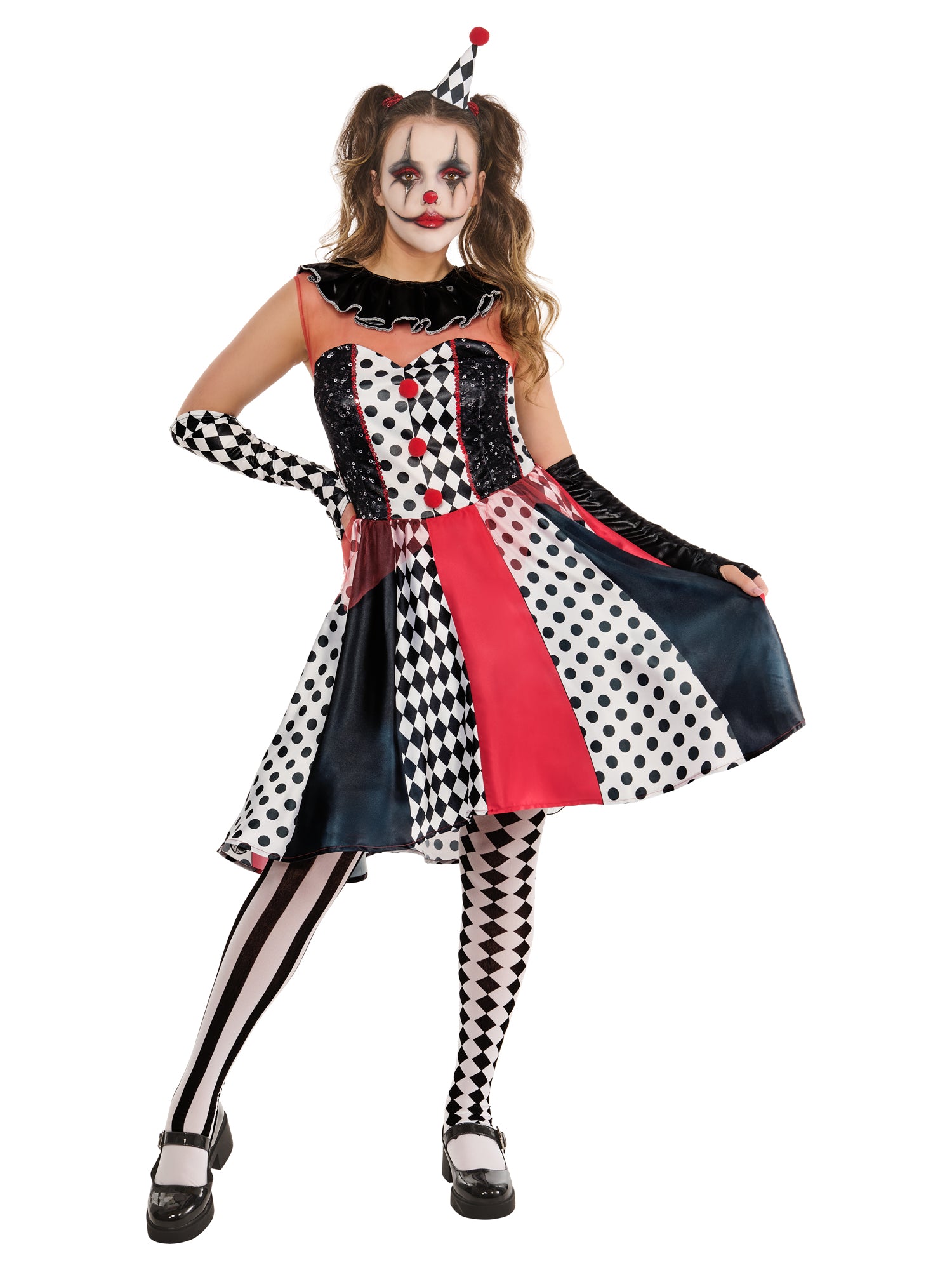 Monochrome Clown Dress 1