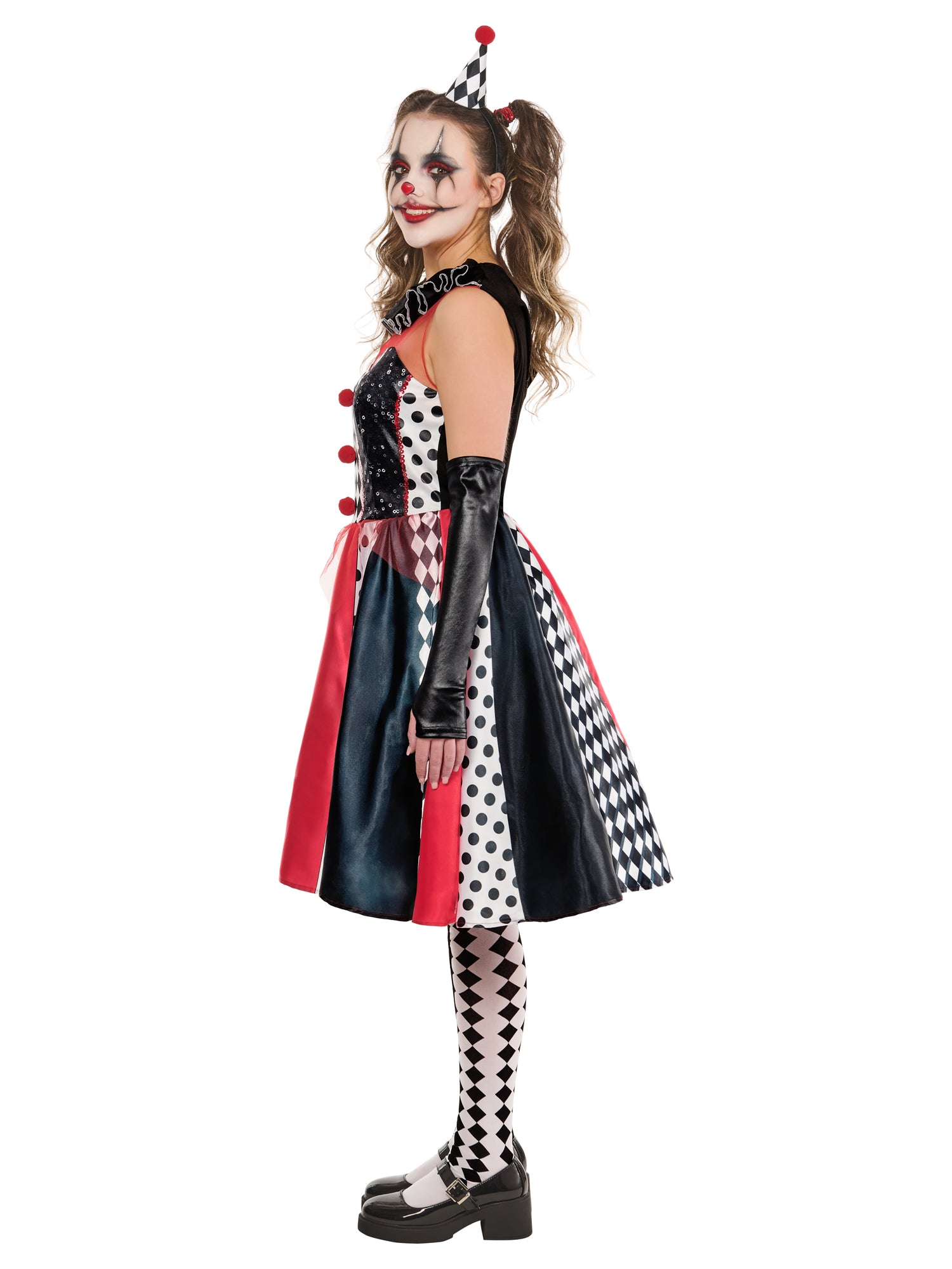 Monochrome Clown Dress 3