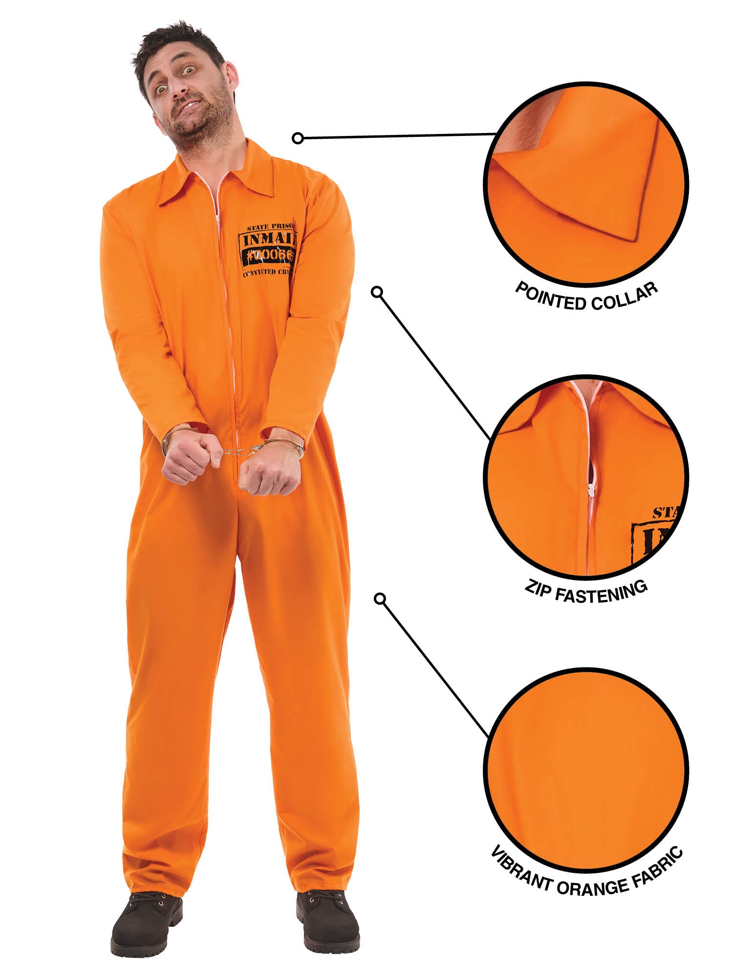 Orange Convict Boiler Suit 4
