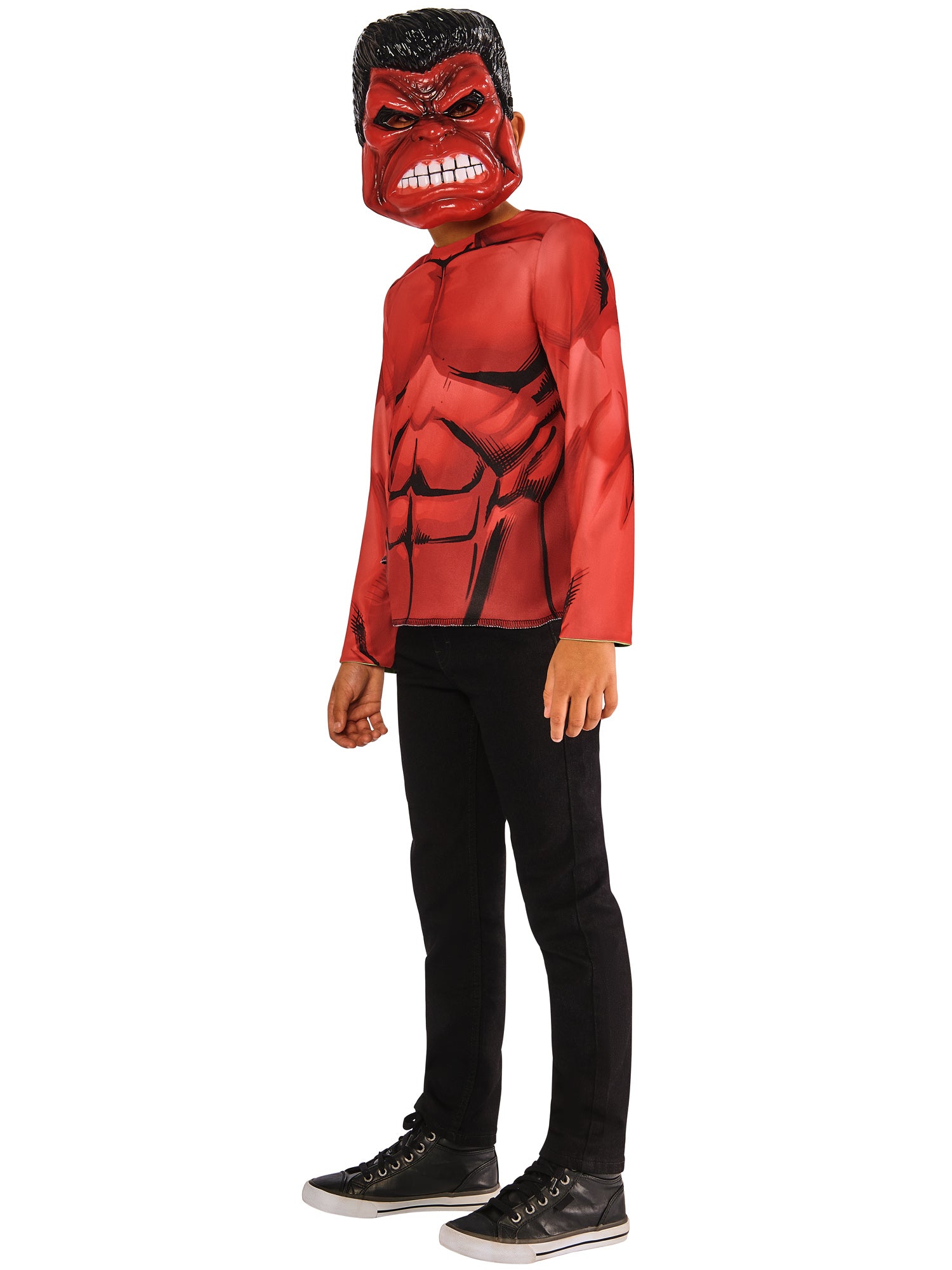 Hulk Reversible Top and Masks 4