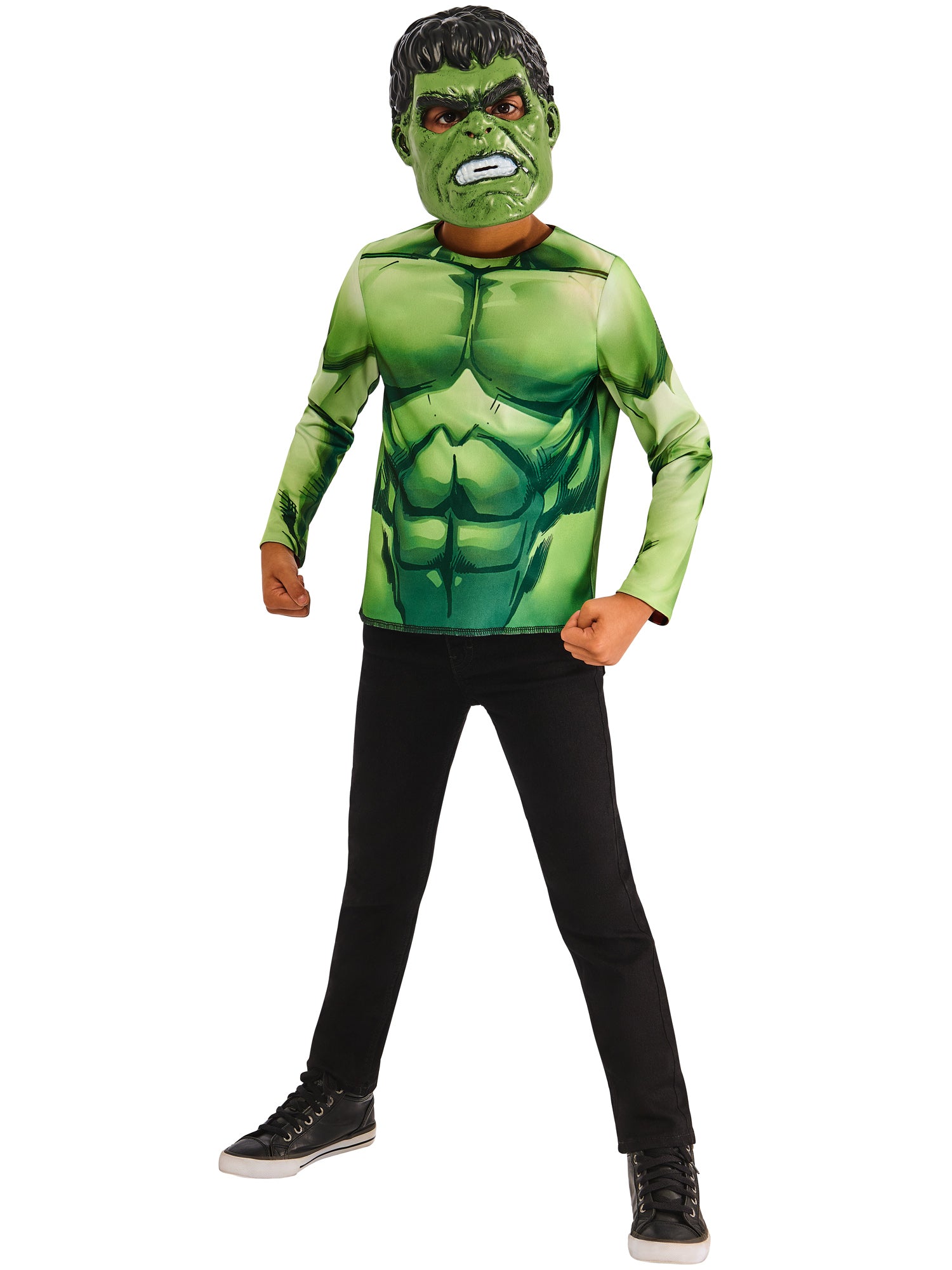 Hulk Reversible Top and Masks 5