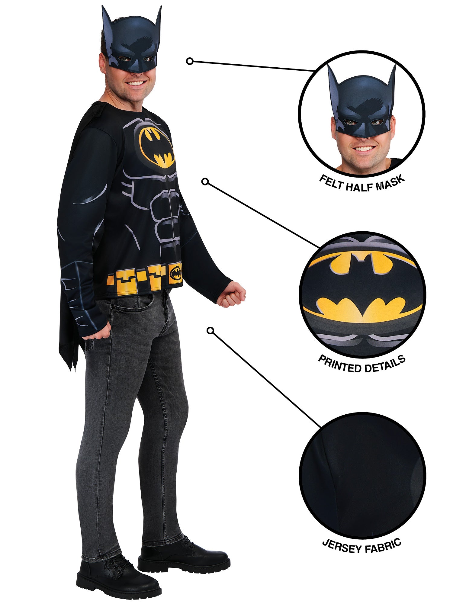 Batman Top And Half Mask 3