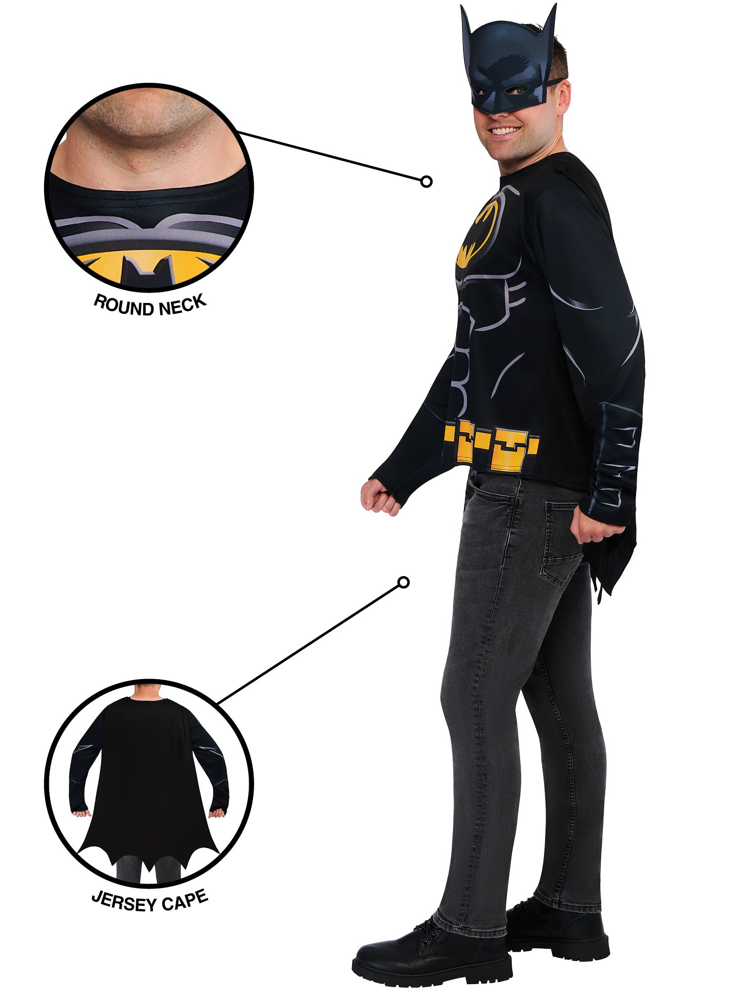 Batman Top And Half Mask 4