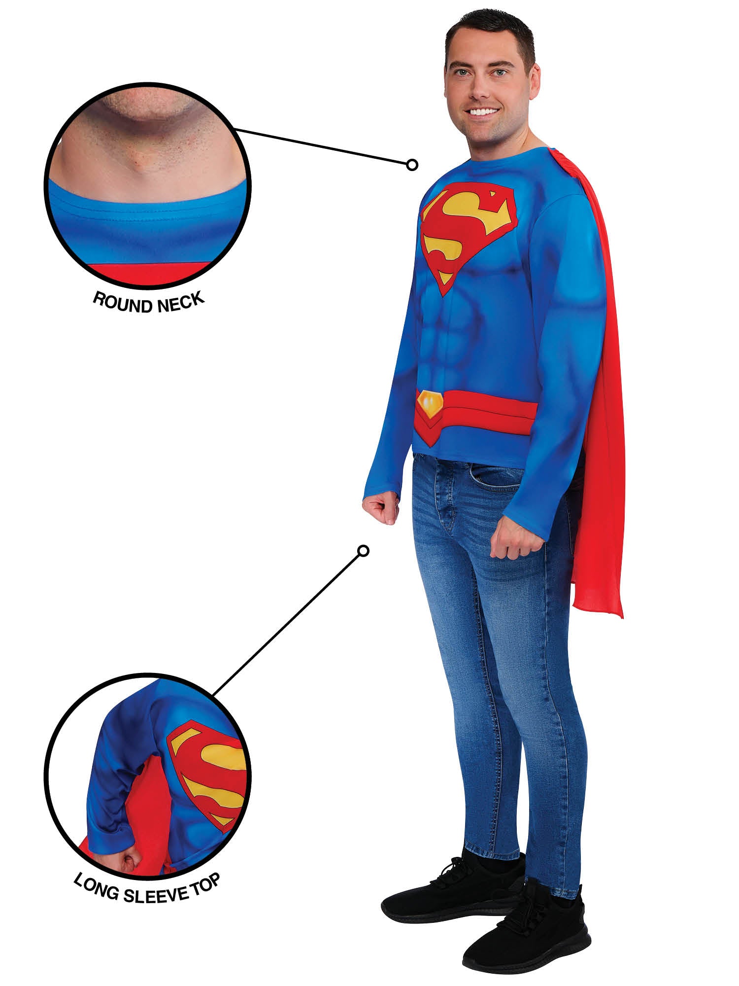 Superman Top And Half Mask 4