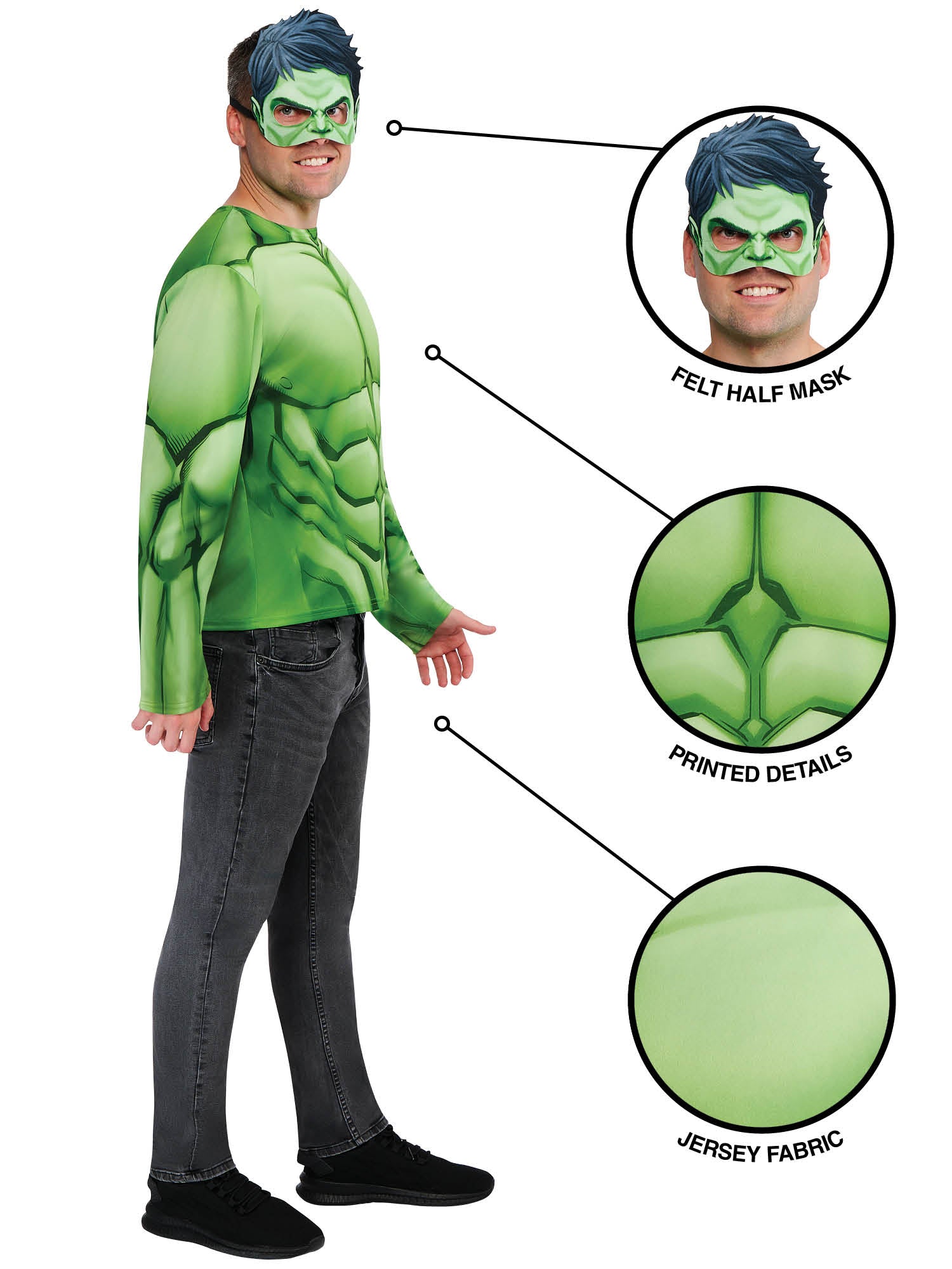 Hulk Top And Half Mask 3