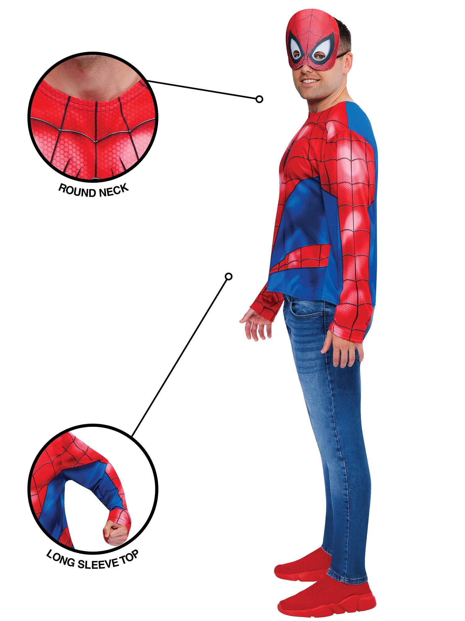 Spider-Man Top And Half Mask 4