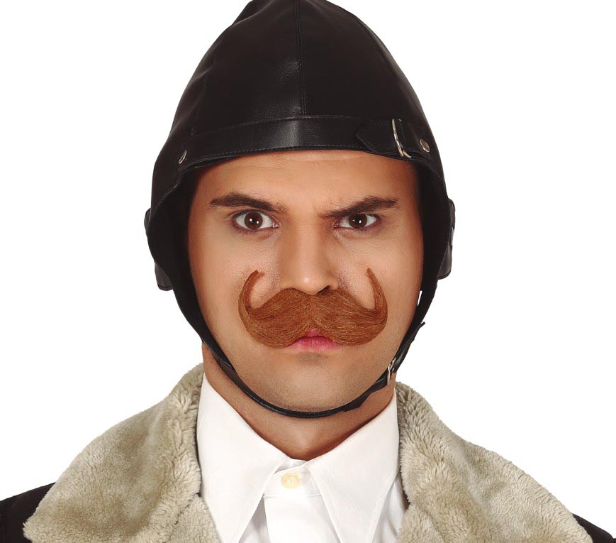 BROWN ENGLISH MOUSTACHE