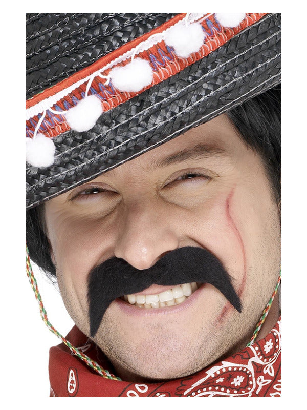 Mexican Bandit Tash, Black - 2