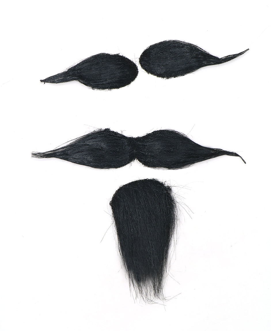 GOATEE, MOUSTACHE  AND EYEBROWS WITH ADH