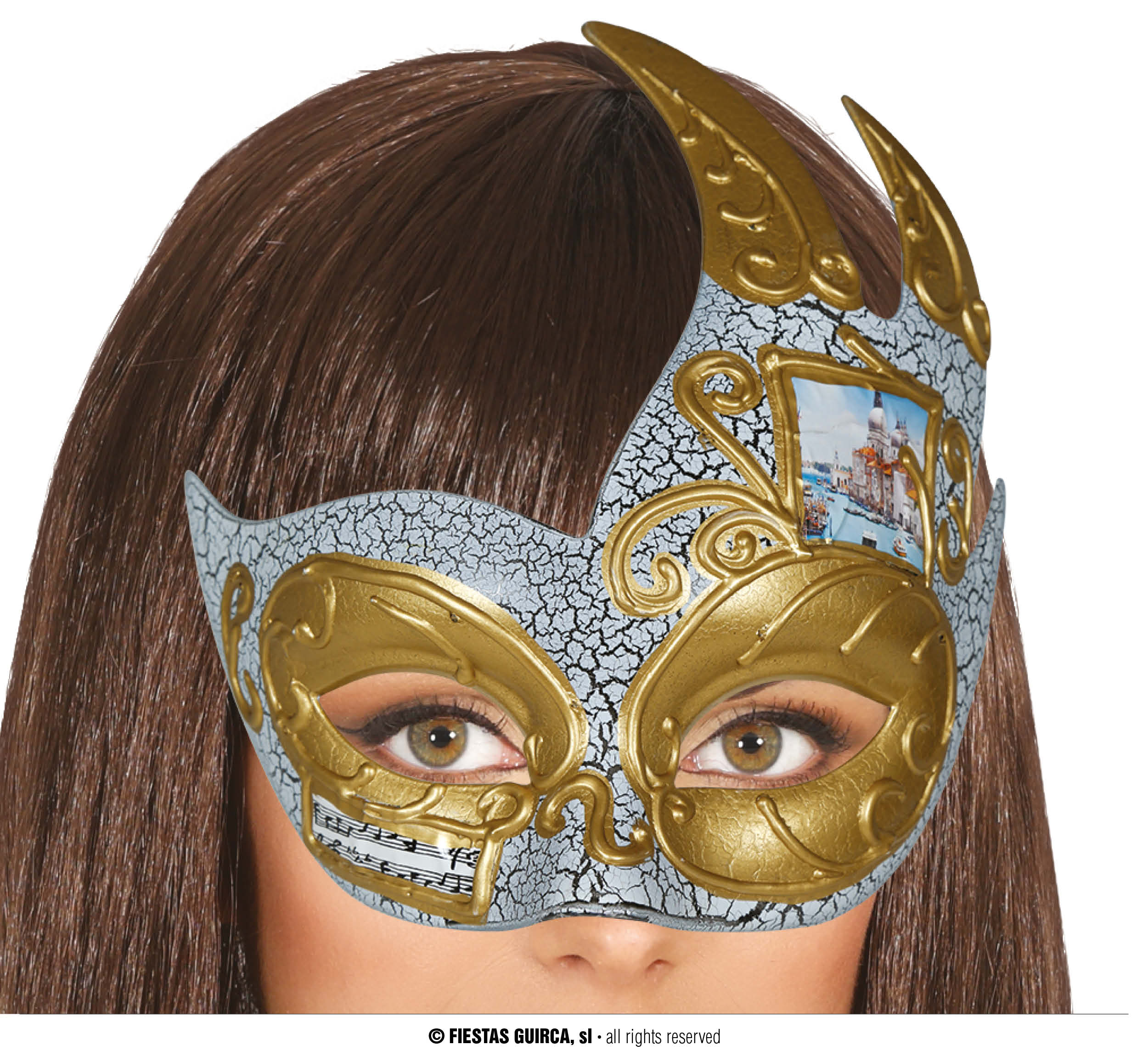 VENETIAN MASK WITH PAINTING, ADULTS