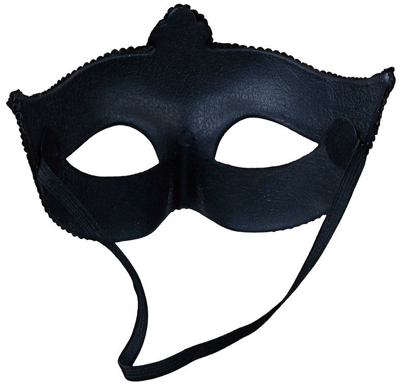 BLACK MASK WITH GLITTER