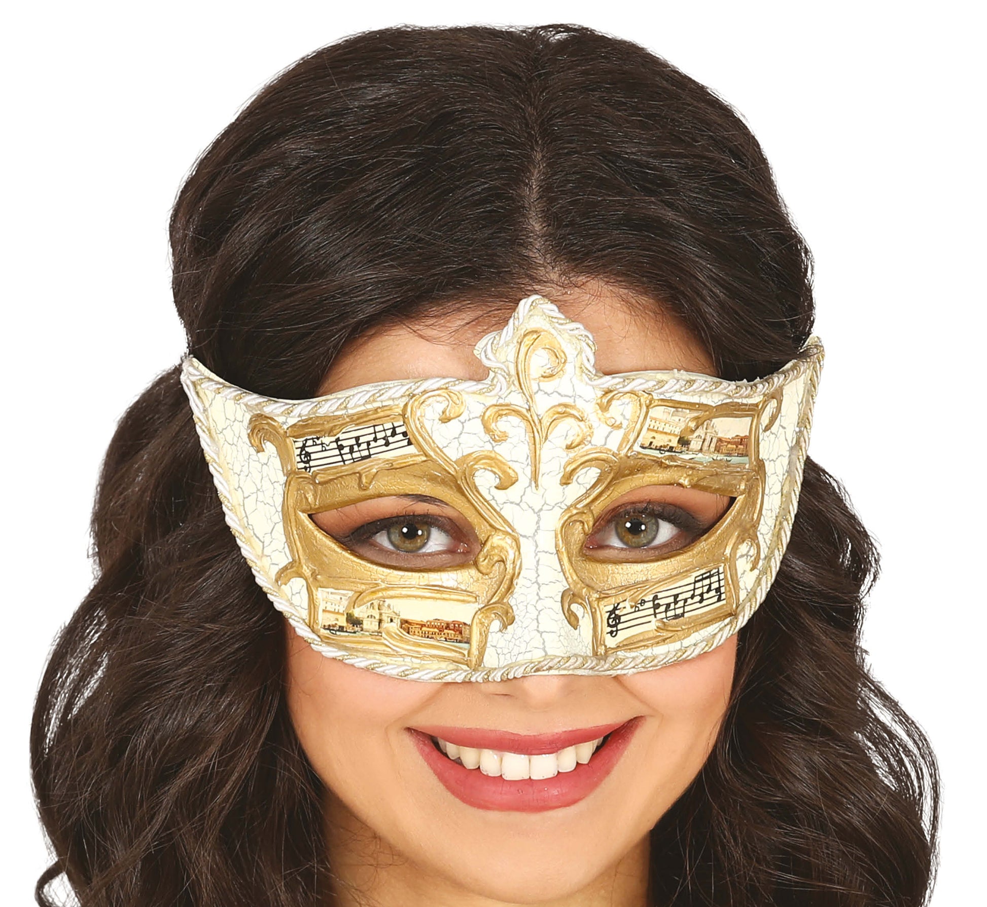 VENETIAN MASK WITH SHEET MUSIC
