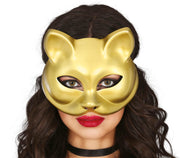 GOLD CAT MASK