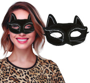 BLACK CAT MASK, ADULT