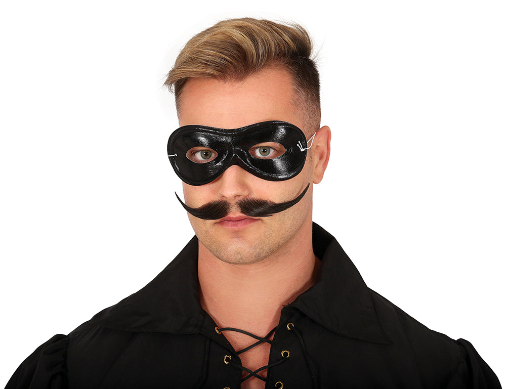 BLACK PIERROT MASK