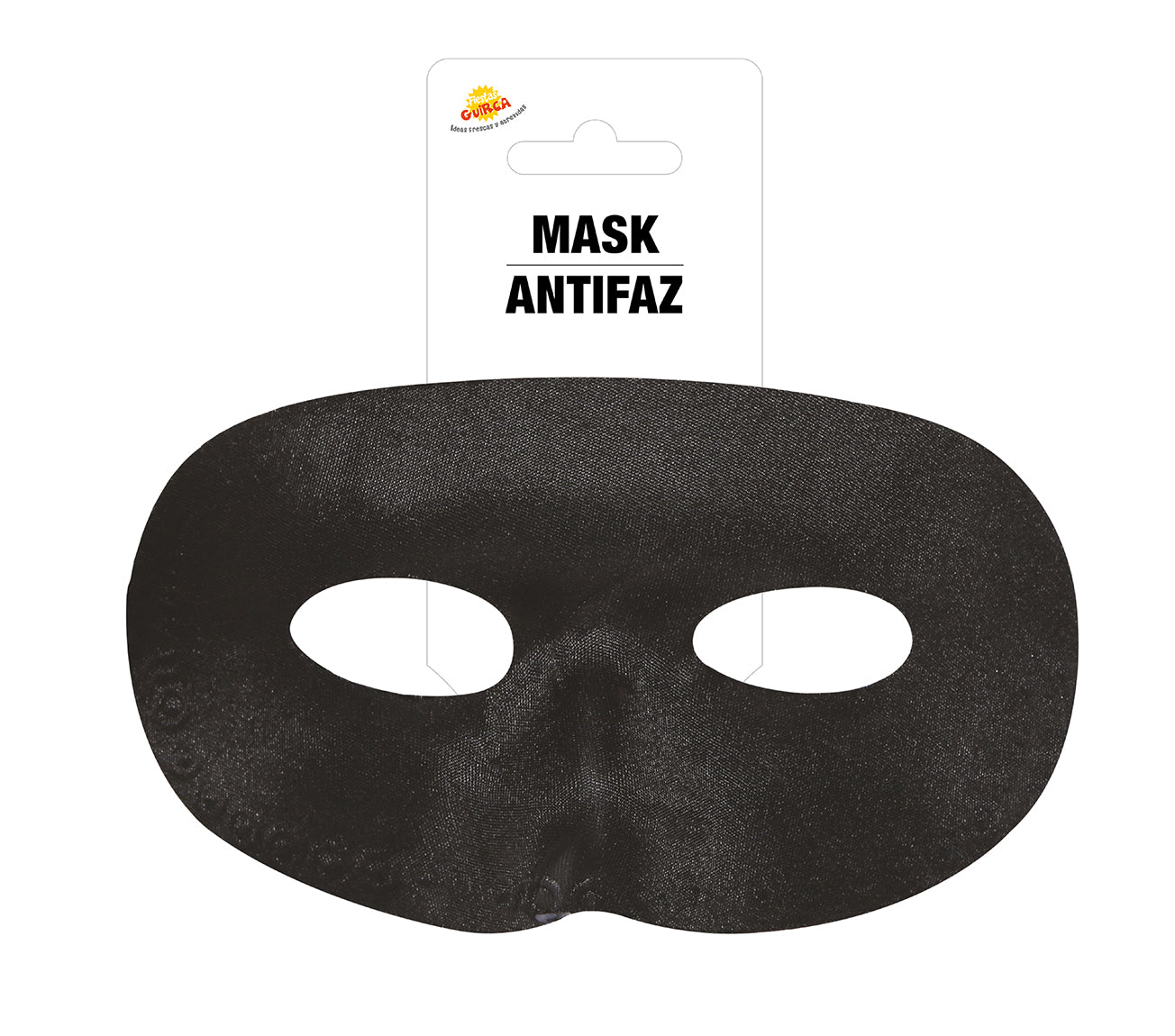“EXTRA” BLACK SILK COLUMBINE MASK