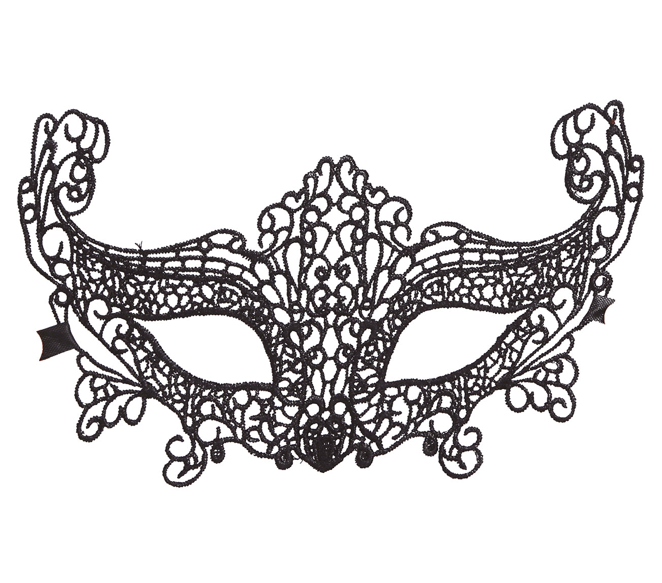 EMBROIDERED BLACK MASK