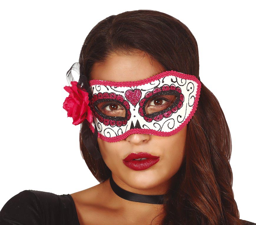 PINK "DAY OF THE DEAD" MASK