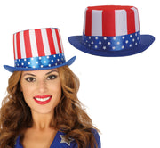 TOP HAT AMERICAN FLAG