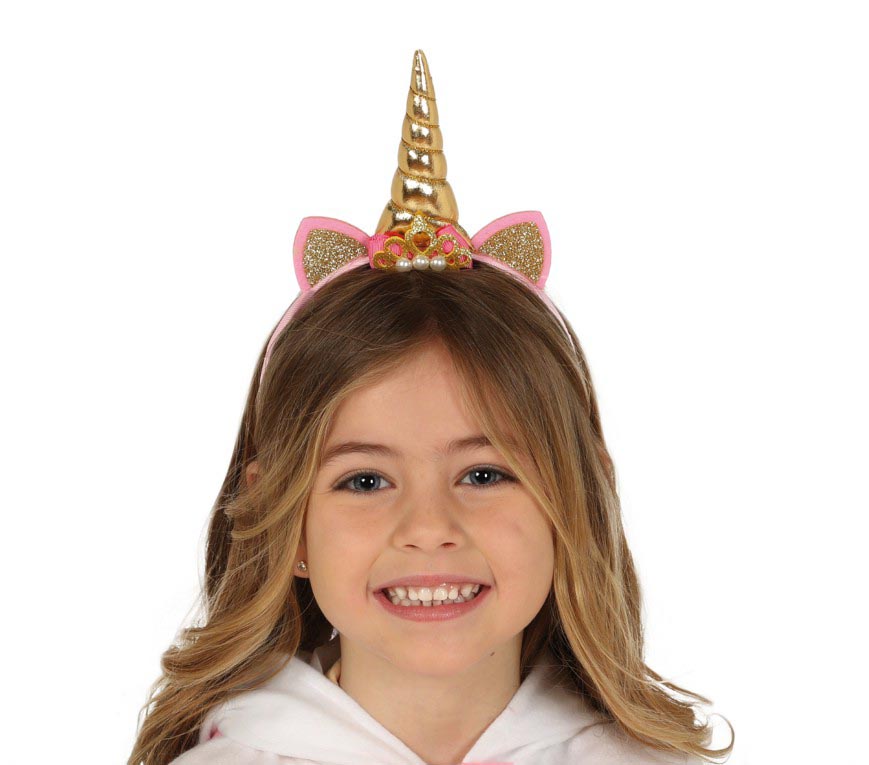 UNICORN GOLDEN HEADBAND, CHILDREN SIZE