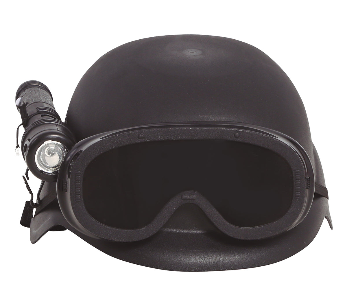 CHILD RIOT HELMET WITH FLASLIGHT