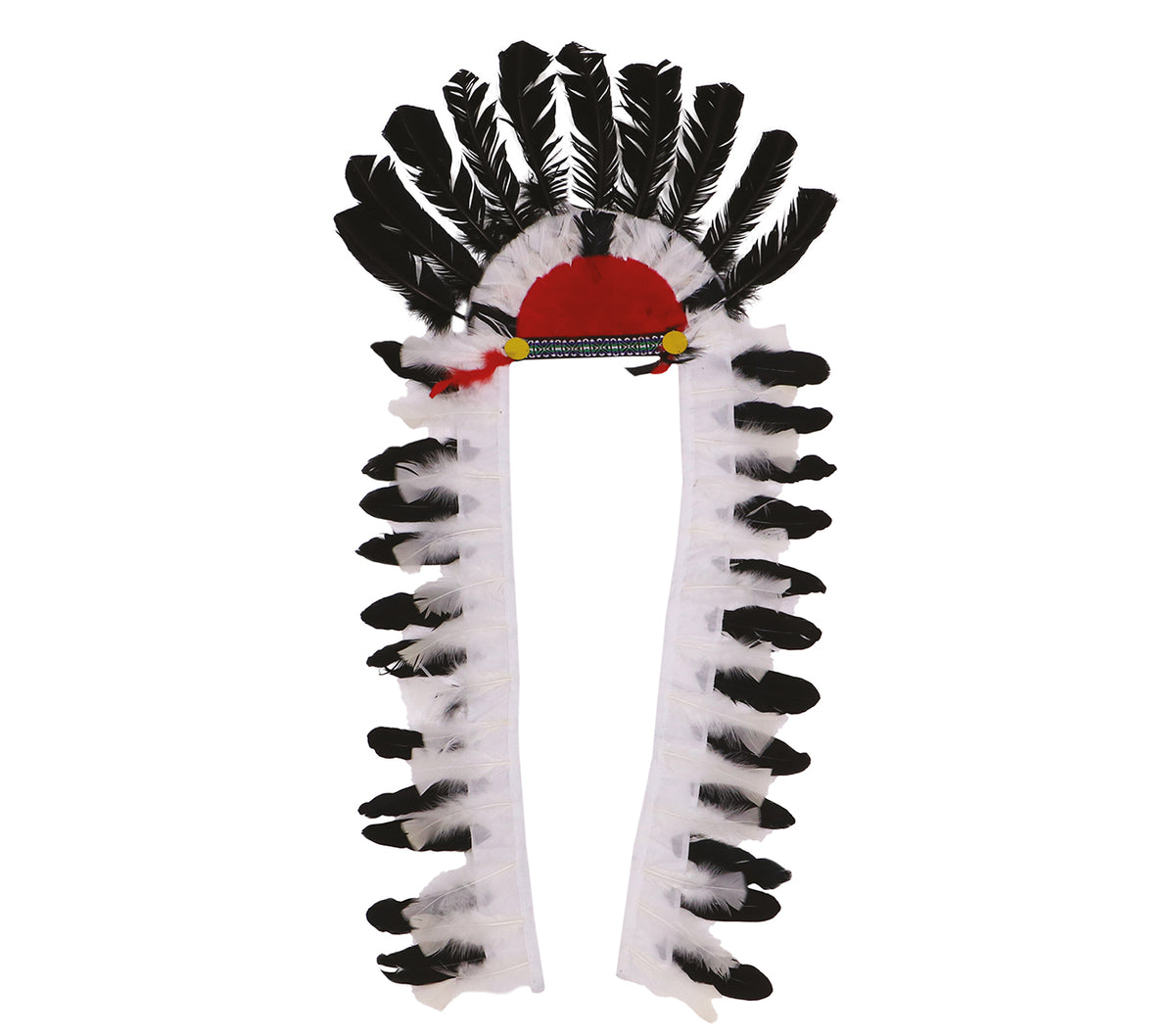 INDIAN FEATHER HEADDRESS, 116 CM