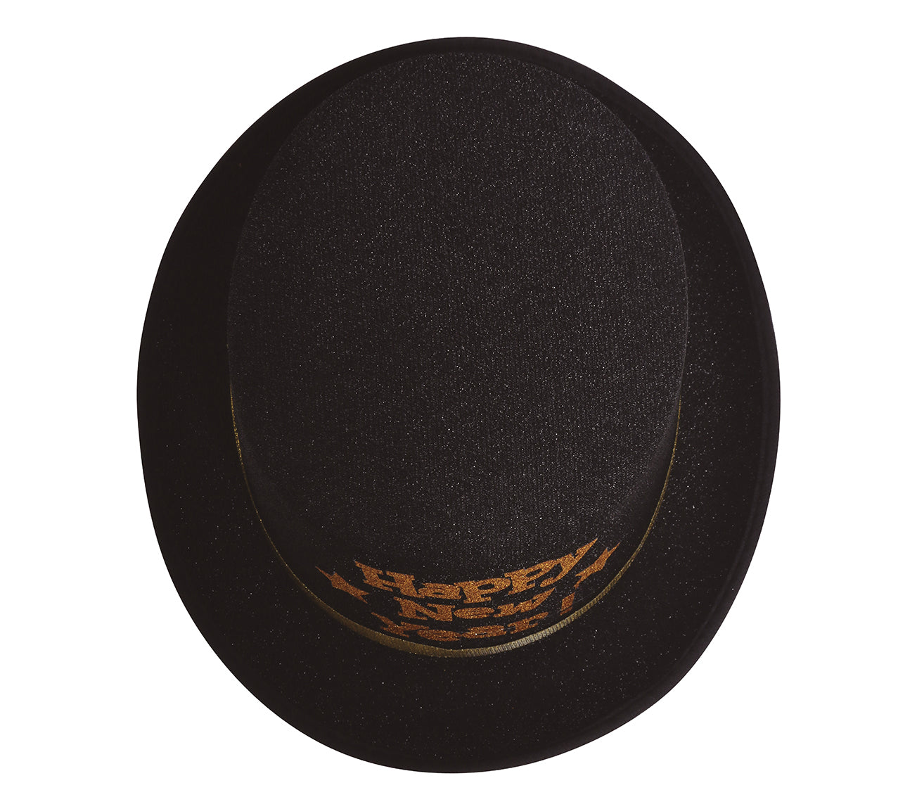 BLACK "HAPPY NEW YEAR" TOP HAT