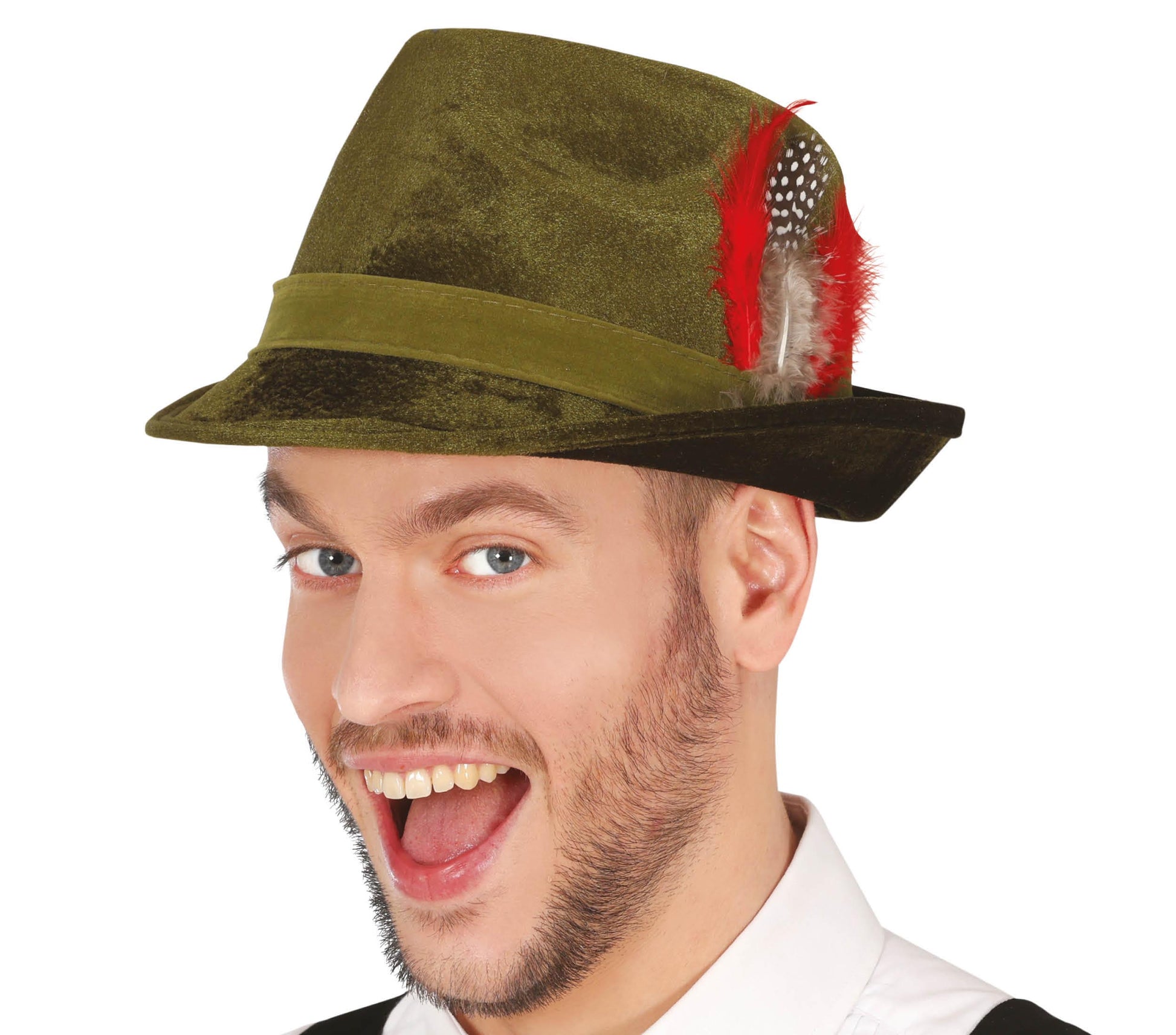 TIDAL HAT WITH FEATHER, VELVET