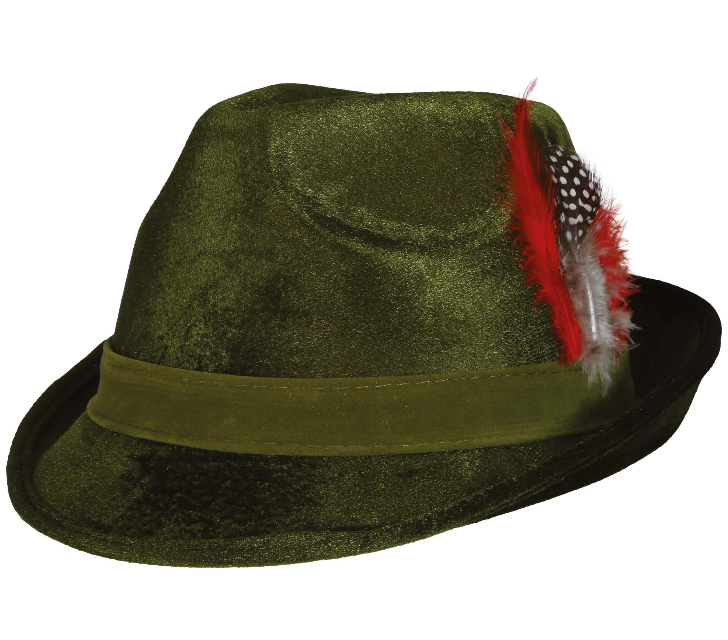 TIDAL HAT WITH FEATHER, VELVET