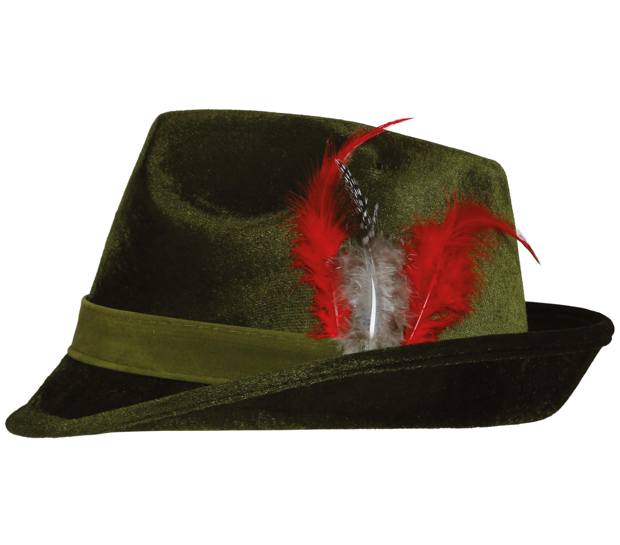 TIDAL HAT WITH FEATHER, VELVET
