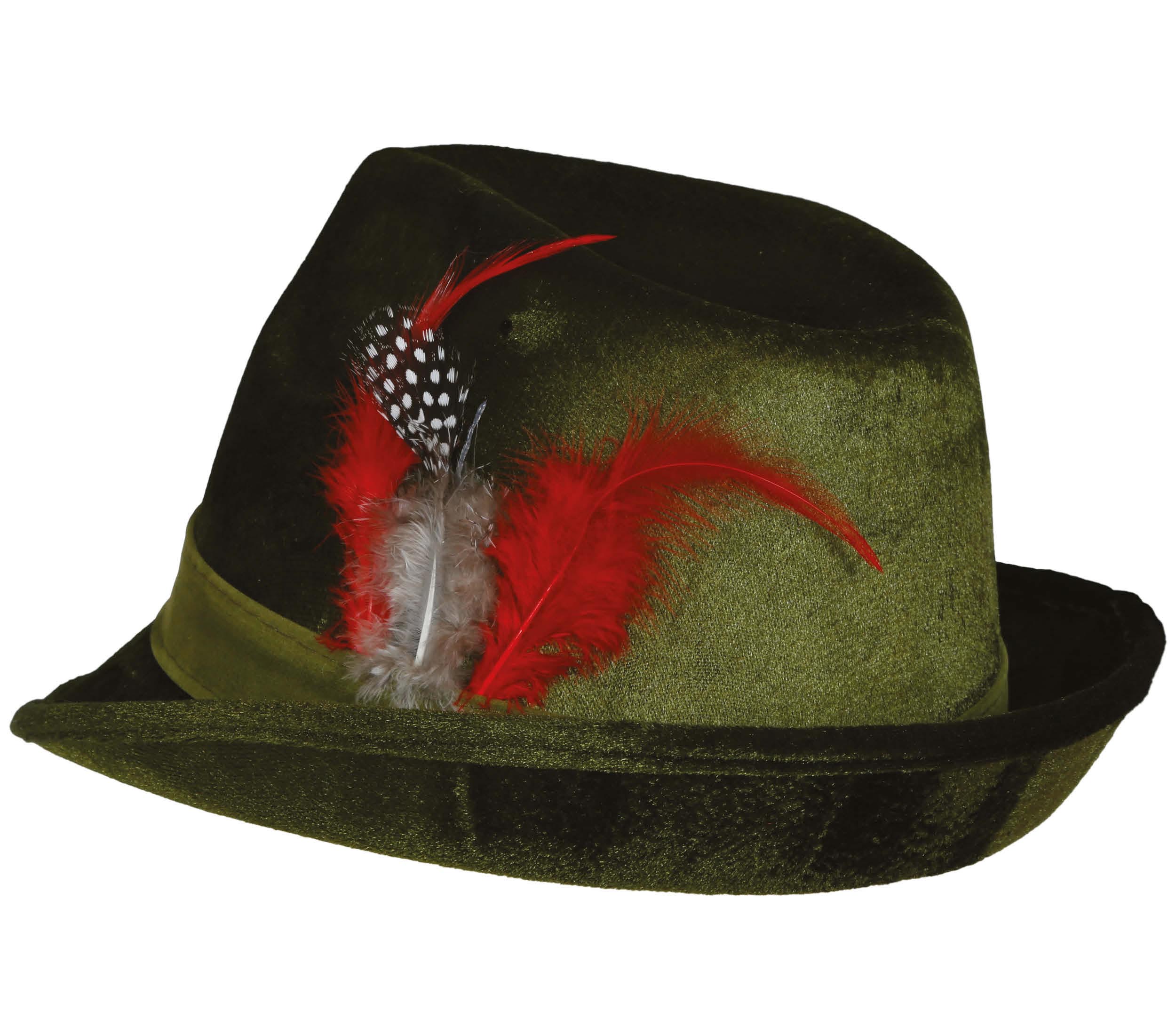 TIDAL HAT WITH FEATHER, VELVET