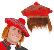 SCOTTISH HAT WITH HAIR