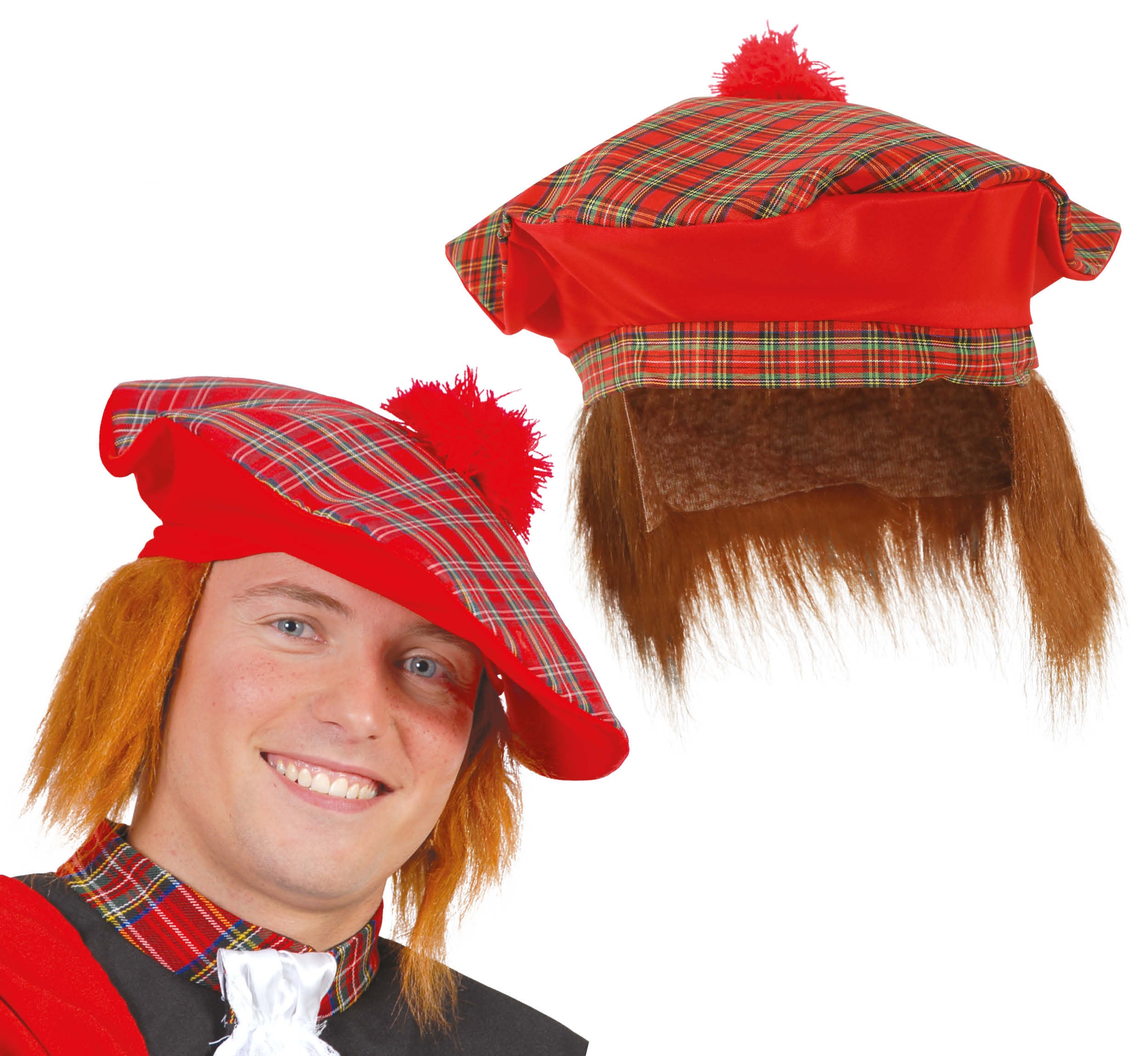 SCOTTISH HAT WITH HAIR