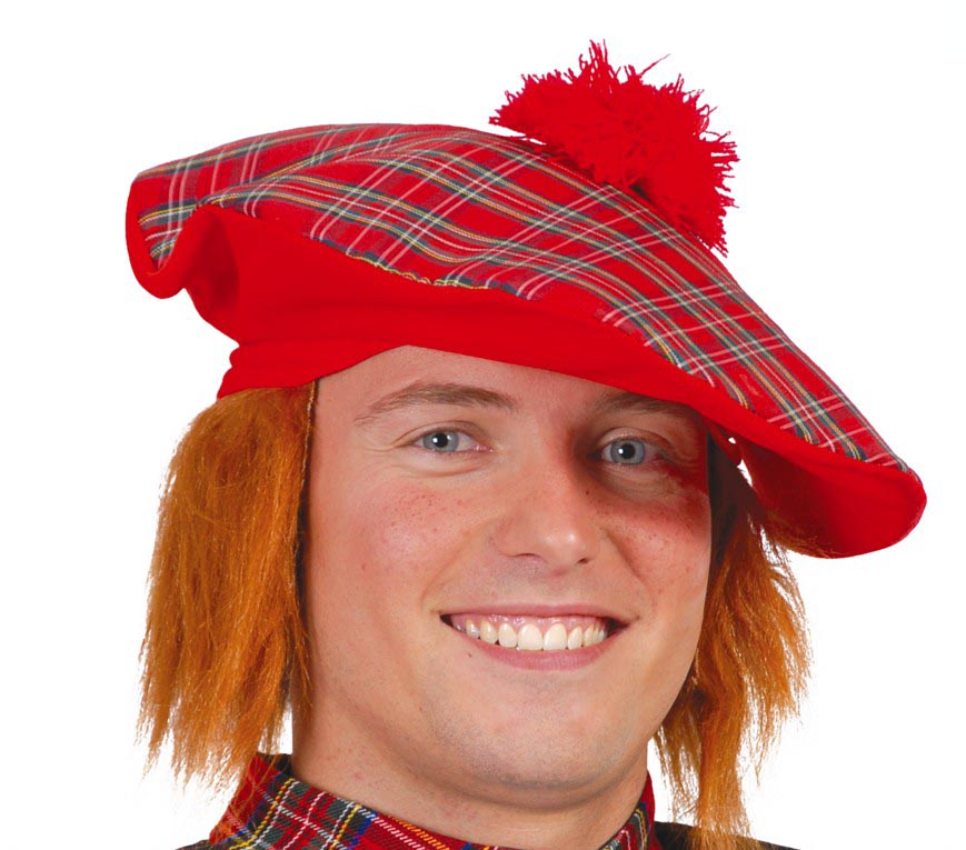 SCOTTISH HAT WITH HAIR