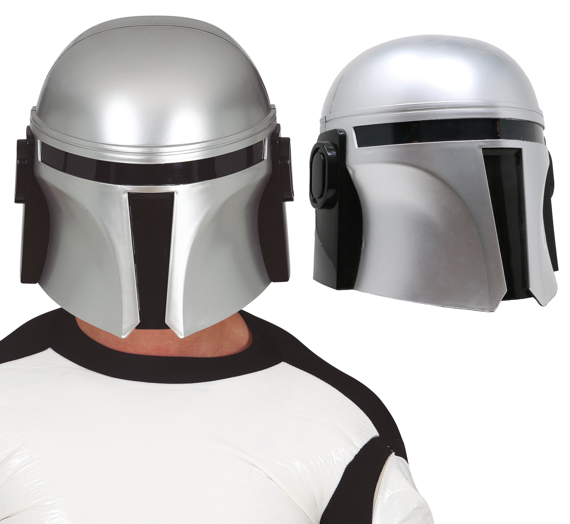 SILVER HELMET SPACE SOLDIER