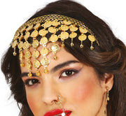 GOLD COIN HEADBAND, METAL