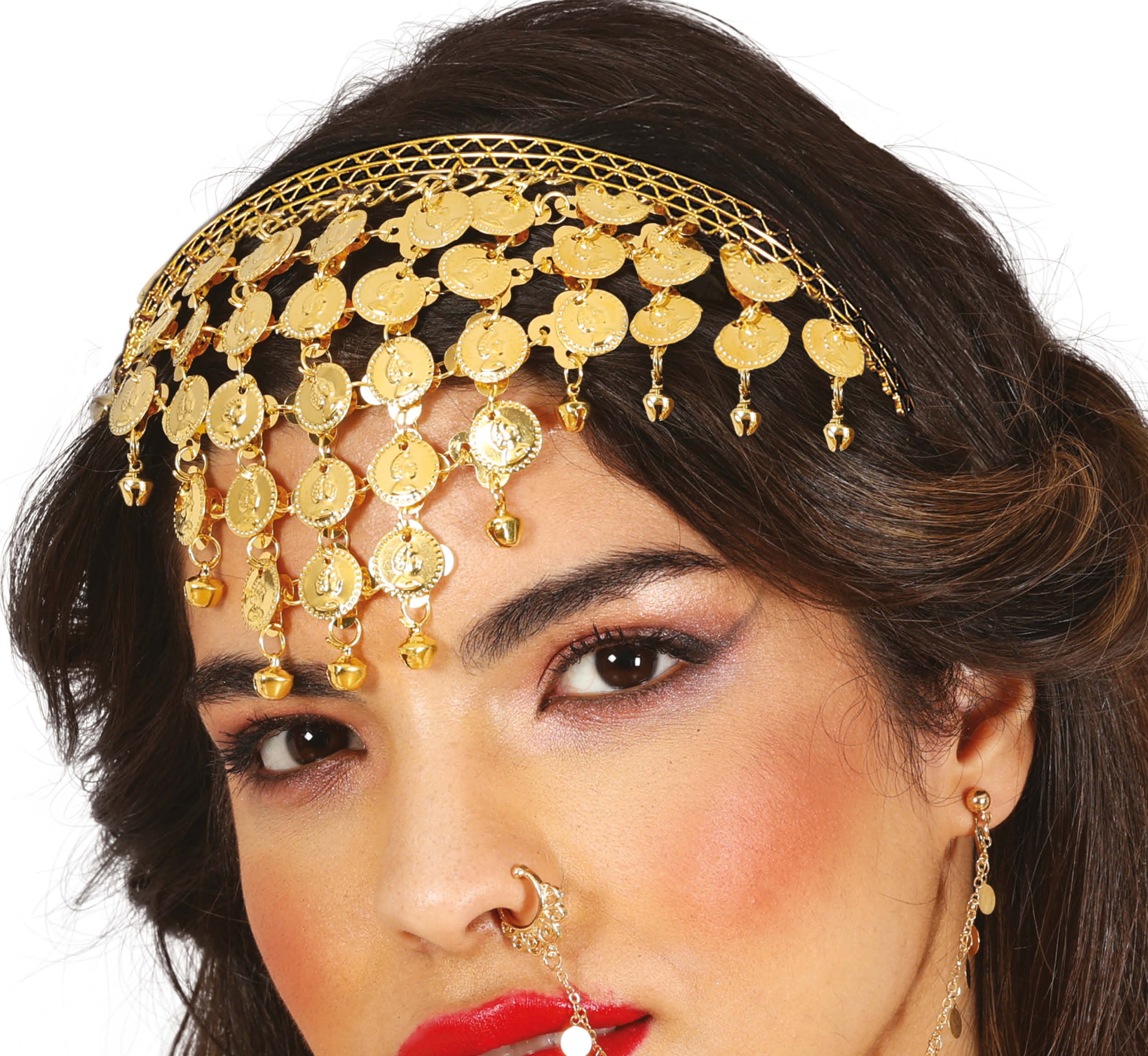 GOLD COIN HEADBAND, METAL