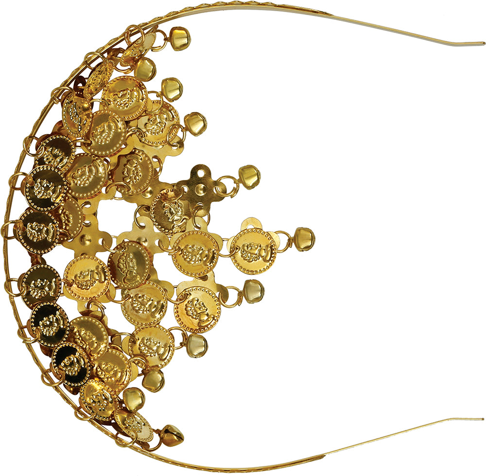GOLD COIN HEADBAND, METAL
