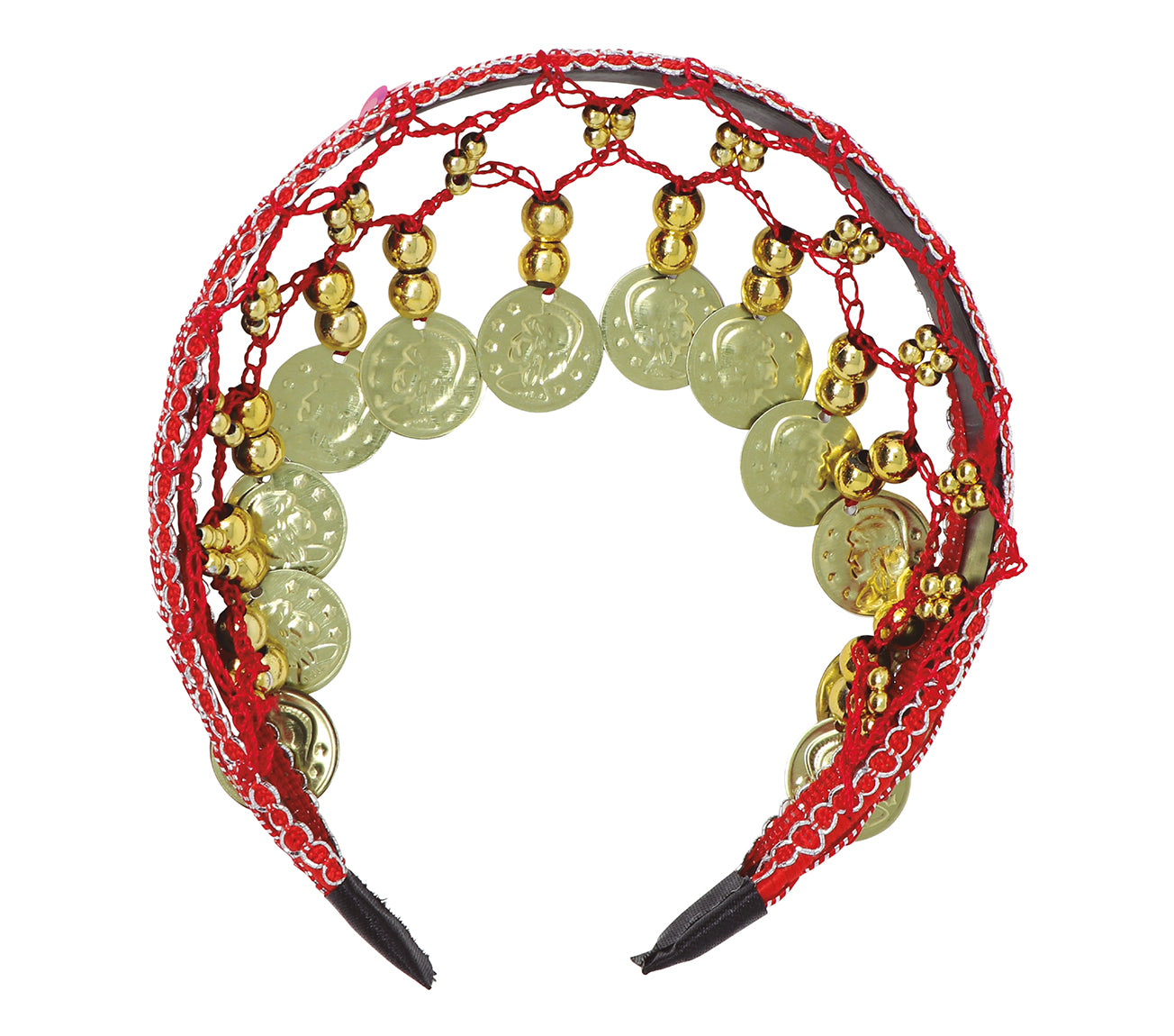 COINS HEADBAND, RED