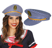 STRIPED CAPTAIN HAT, ADULTS