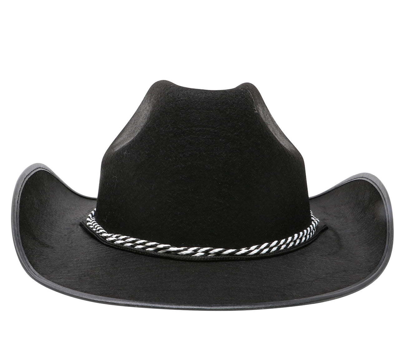 BLACK FELT COWBOY HAT