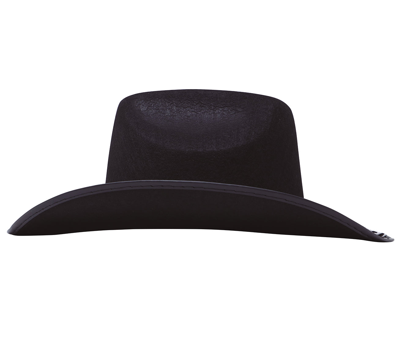 BLACK FELT COWBOY HAT