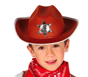 CHILD’S BROWN FELT SHERIFF HAT
