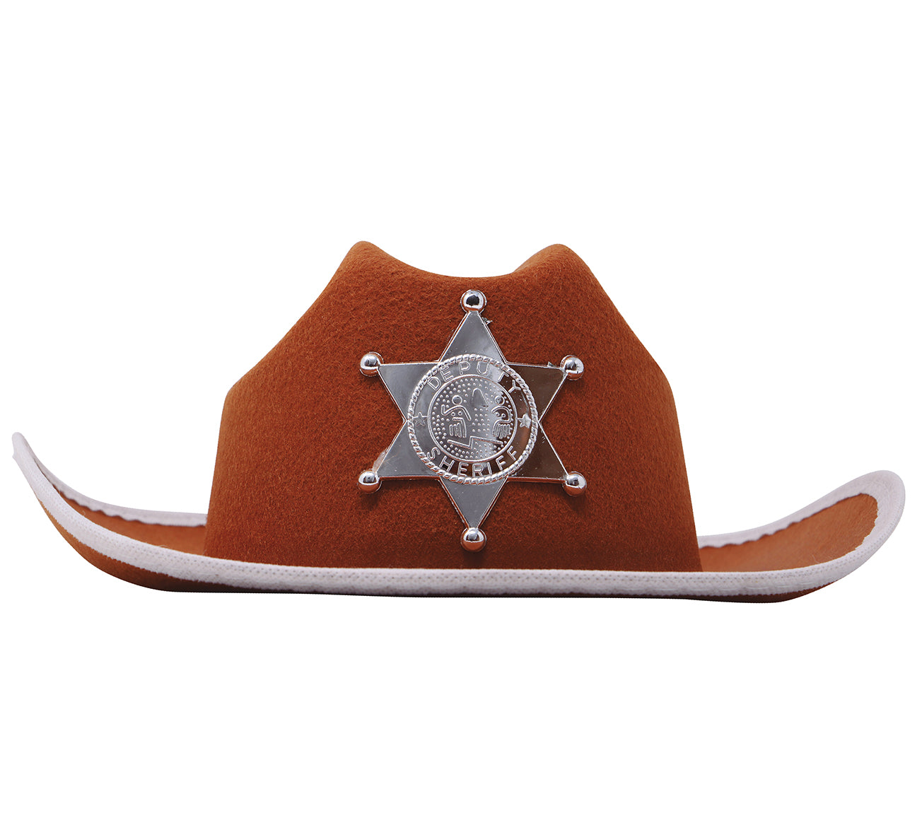 CHILD’S BROWN FELT SHERIFF HAT